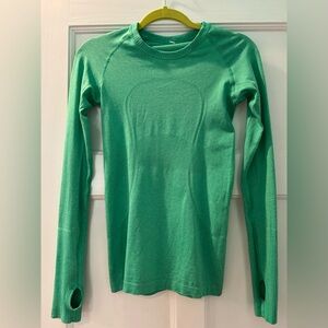 Lululemon Swiftly Tech Long Sleeve Shirt 2.0 - Kelly Green